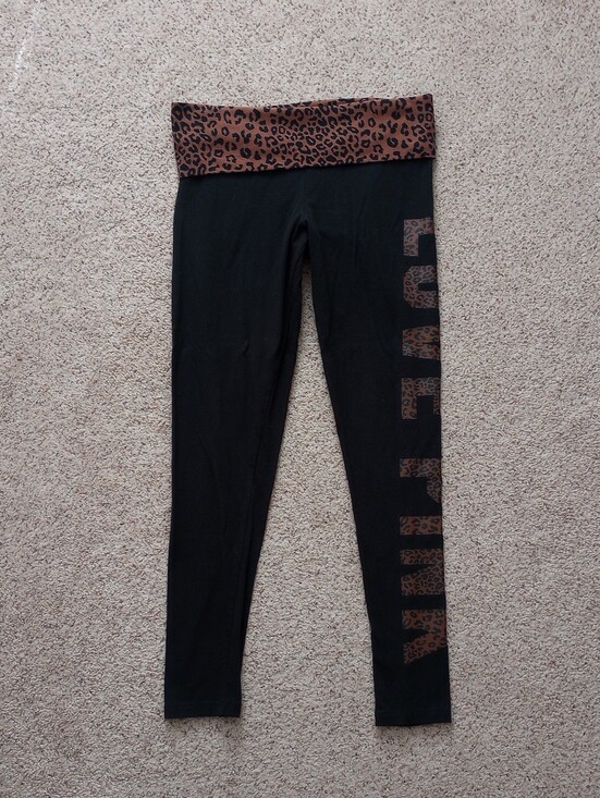 PINK Victoria's Secret Pants - Cheetah Print Love Pink Victoria's Secret Leggings Medium